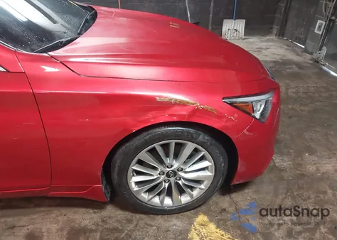 2021 Infiniti Q50 Luxe Awd z USA, uszkodzony, nr VIN JN1EV7BR3MM752899